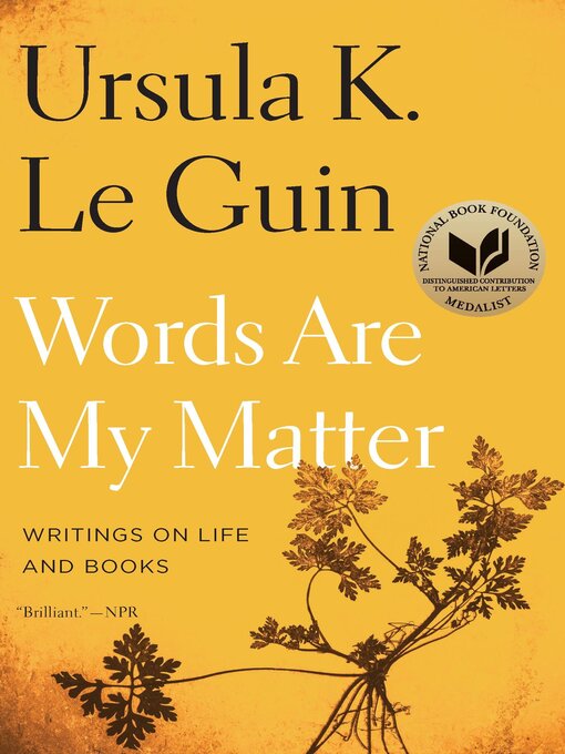 Cover of Words Are My Matter